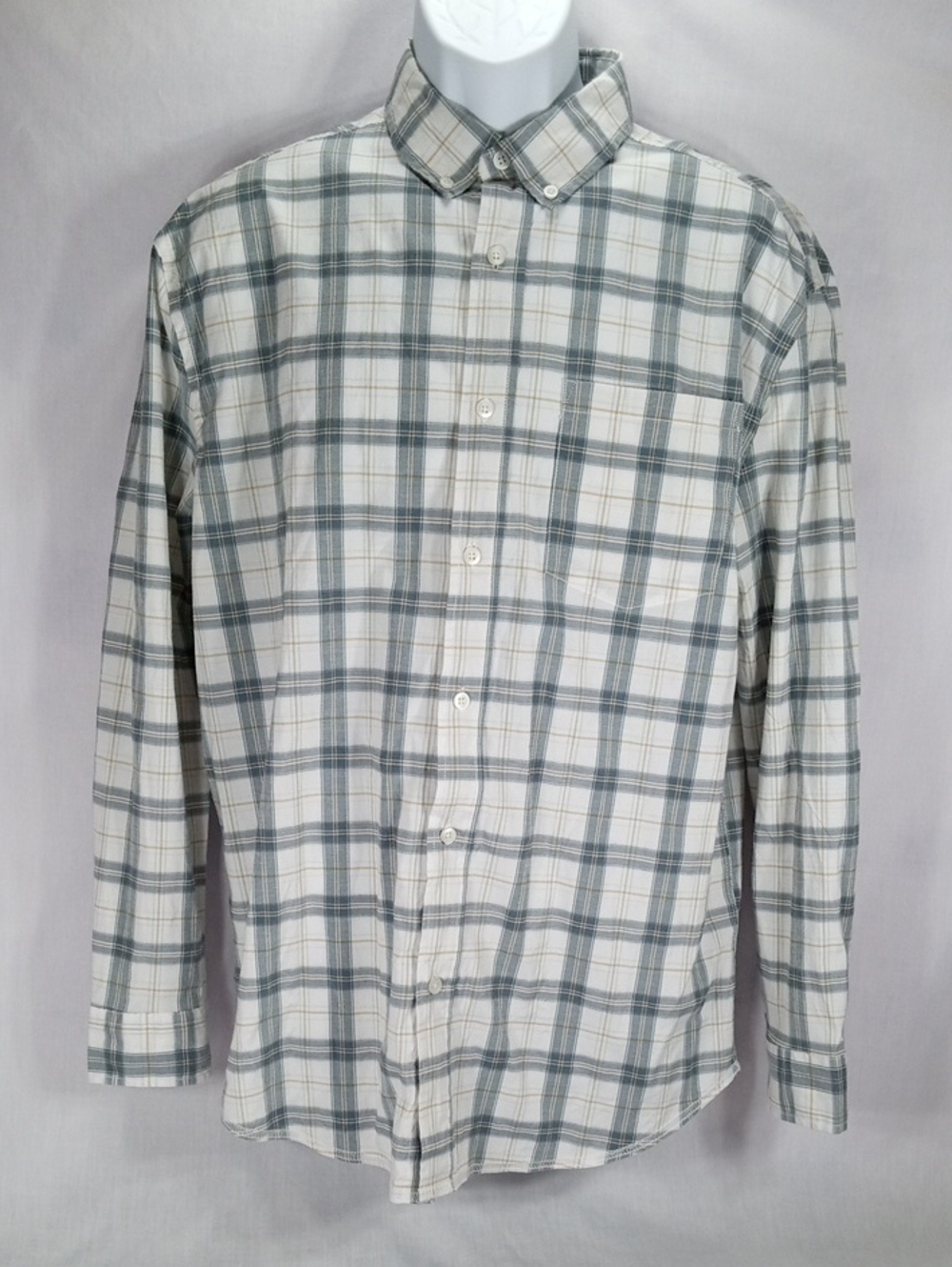 Clearwater Outfitters Casual Button-Down Plaid Shirt Size Large